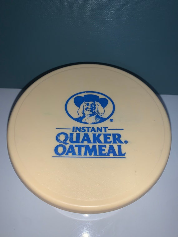 Vintage Instant Quaker Oatmeal Container Etsy