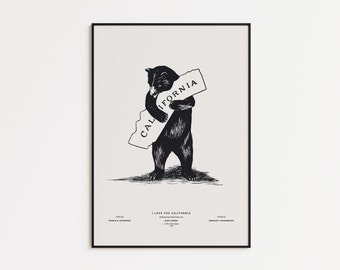 I Love You California | 1913 | Exclusive Framed Print From