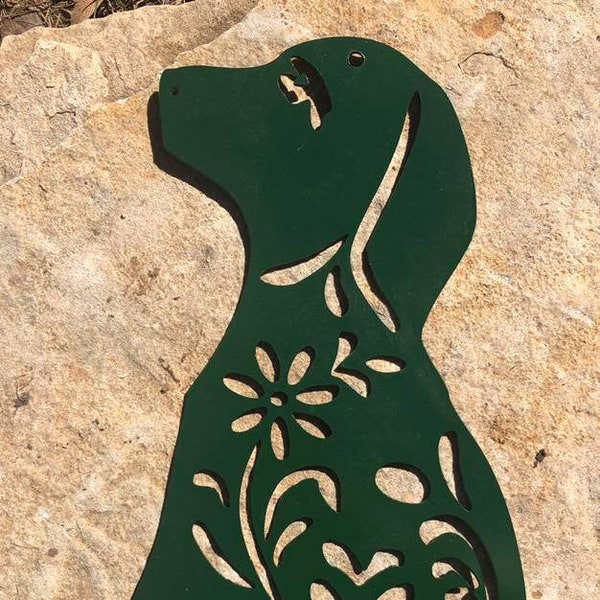 Dog Metal Art Etsy