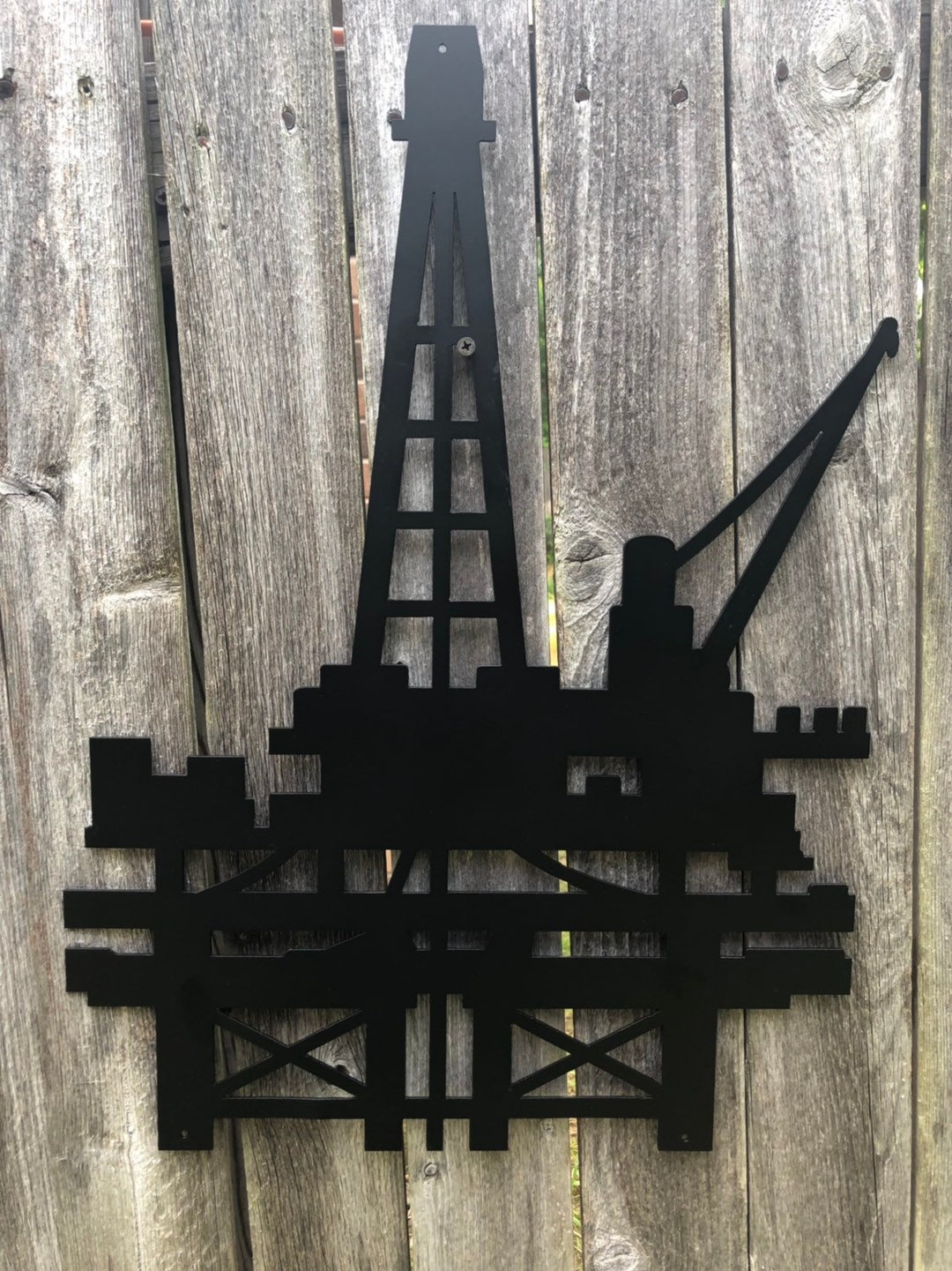 Metal Offshore Drilling Oil Rig Custom Paint! - Etsy