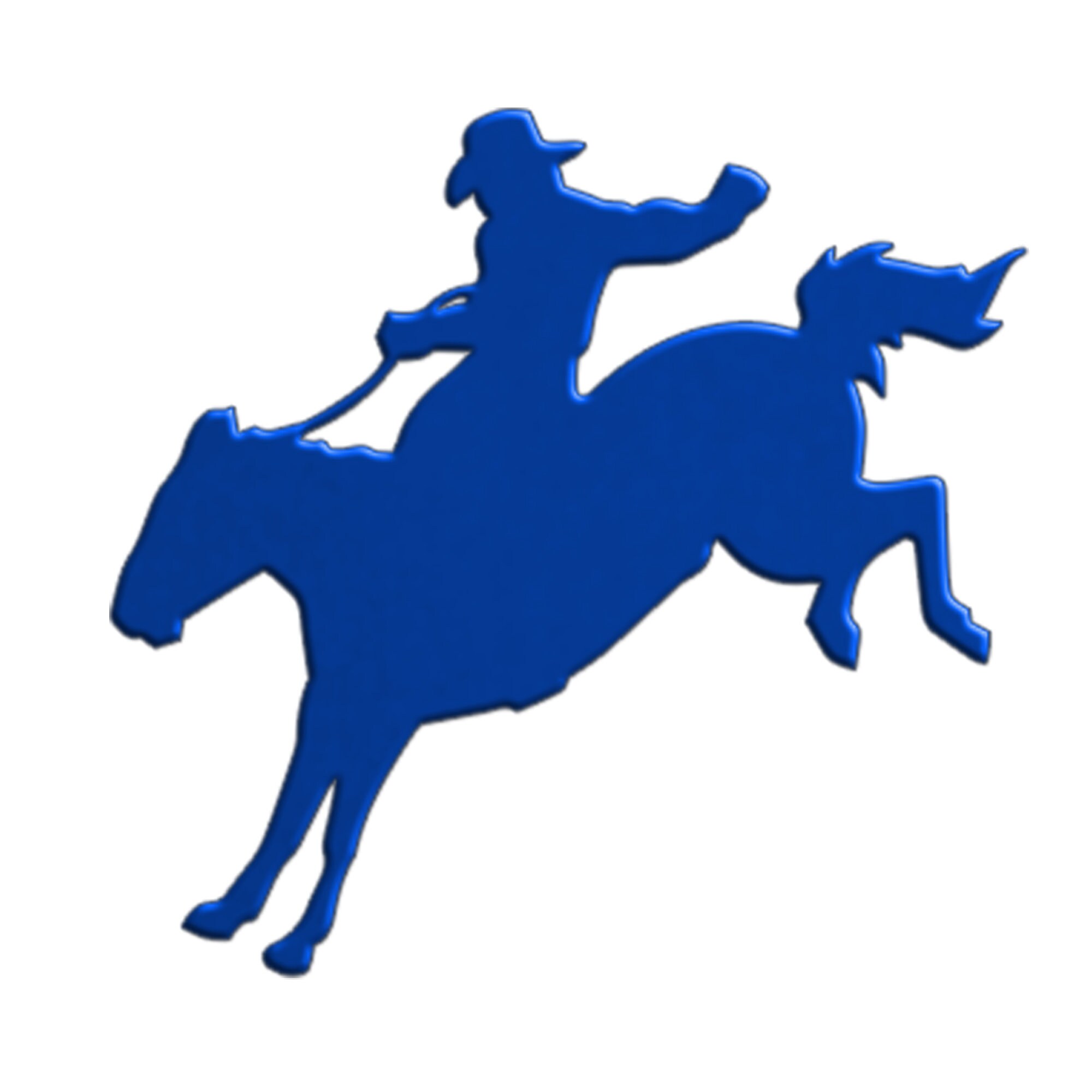 Metal Cowboy Riding Bucking Horse Wall Art Etsy