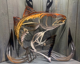 Redfish Red Fish Fishing Lake Ocean Beach House | Metal Fishing