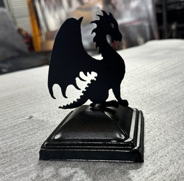 10 EACH (1/2-INCH) BLACK PLASTIC IRON FENCE FINIAL TOPS 1-30 4-SIDE