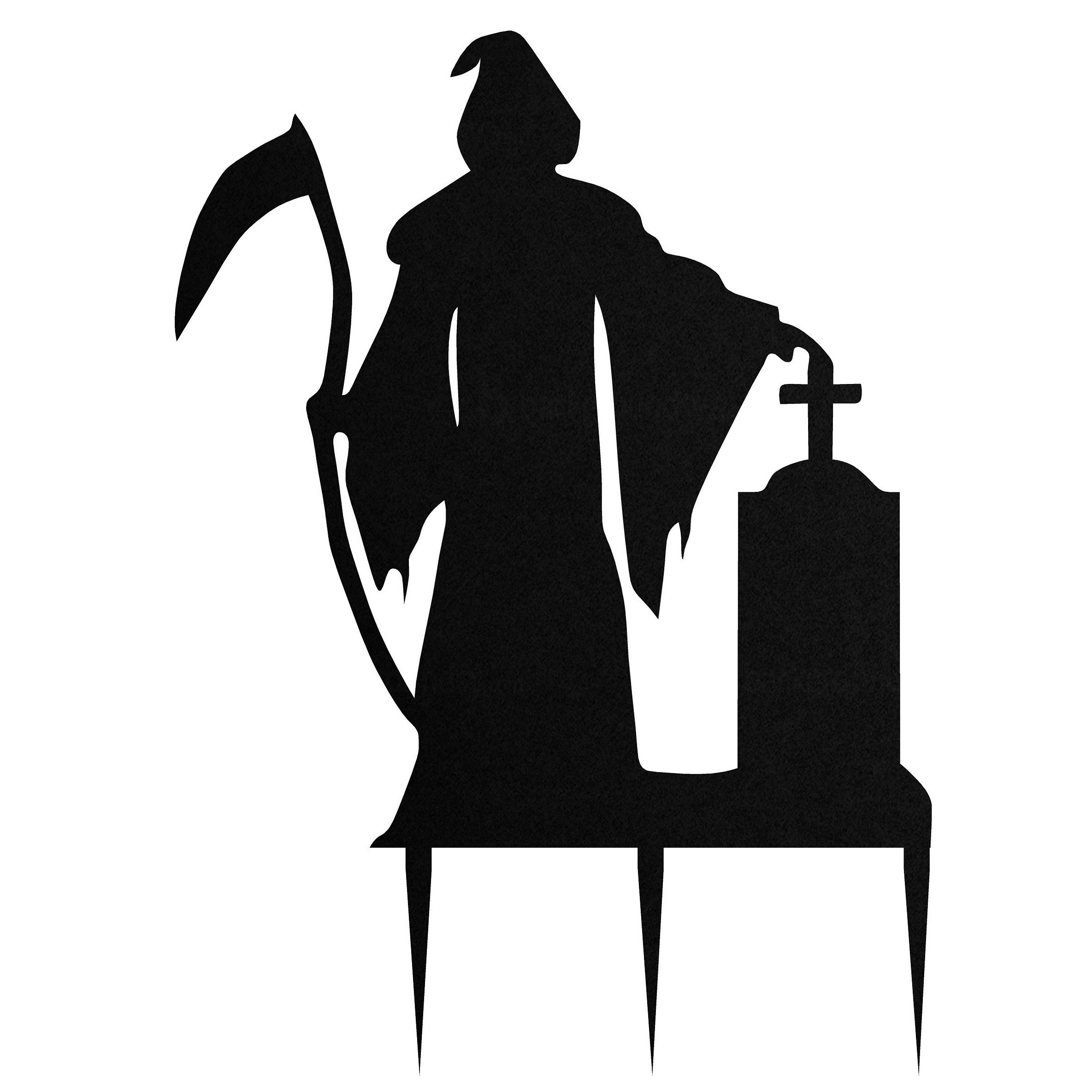 Halloween Grim Reaper / Death Metal Steel Lawn Sign - Etsy 日本
