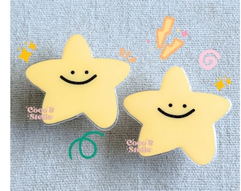 Smiley Star Phone Holder, Phone Accessory, Phone Stand, Griptok