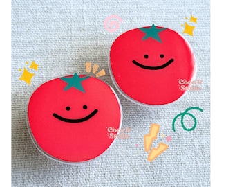 Smiley Tomato Phone Holder, Phone Accessory, Phone Stand, Griptok