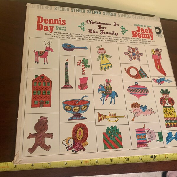 Dennis day - Christmas is For the Family (1958) Vinyl LP • Jack Benny