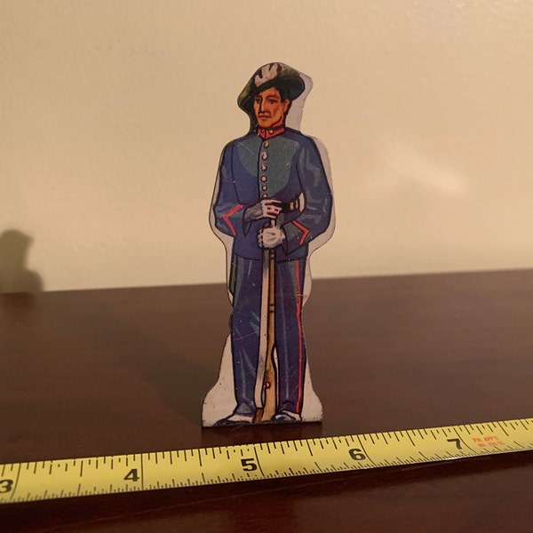 Vintage Marx Soldiers of Fortune Tin Litho "Bersaglieri" Target Toy