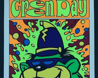 Green Day Concert Poster 1996 Kozik Hawaii - Etsy UK