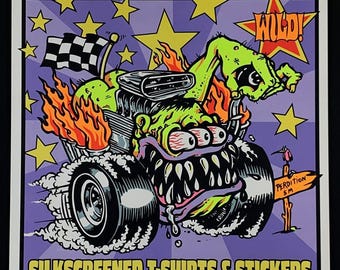 Kozik Posters & Prints シルクスクリーンポスターです。 Crust & Seemen ツアー ポスター 1993 シルクスクリーン Kozik 93-24