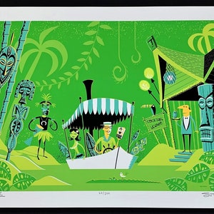SHAG PRINT Sepik Explorer Silkscreen Serigraph Unframed Signed 2001 Mint!