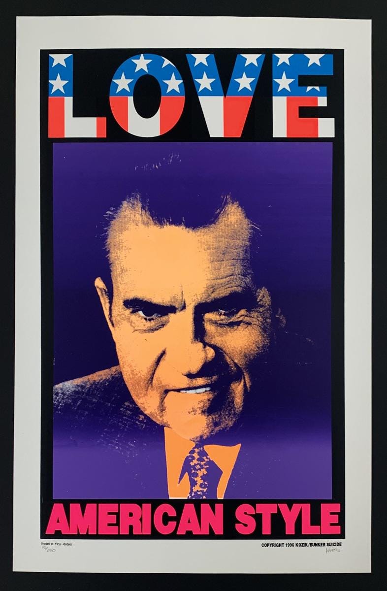 美術品・アンティーク・コレクション ニクソン USオリジナル映画ポスター