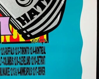 Butthole Surfers Tour POSTER Mighty Bosstones Silkscreen Signed