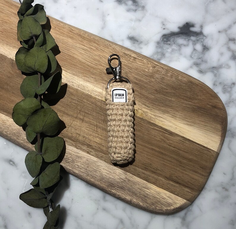 Lip balm keychain holder Etsy
