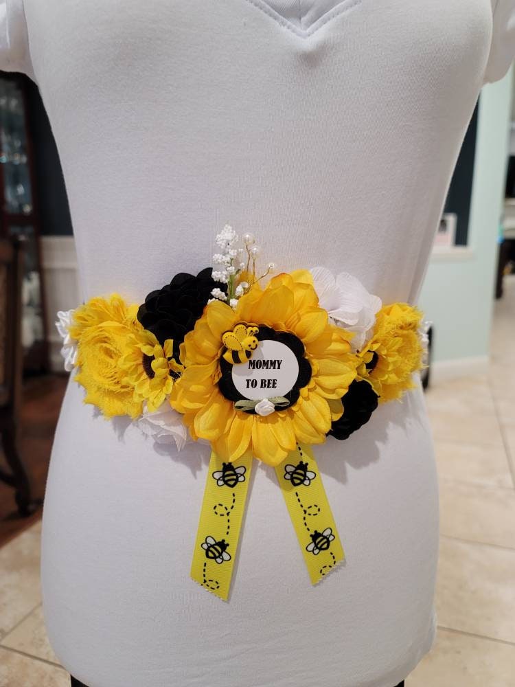 Sunflower Maternity Belt - Etsy display picture 1