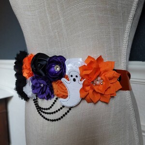 Halloween Baby Shower Corsage/ Spooky Baby Shower Mum/little - Etsy