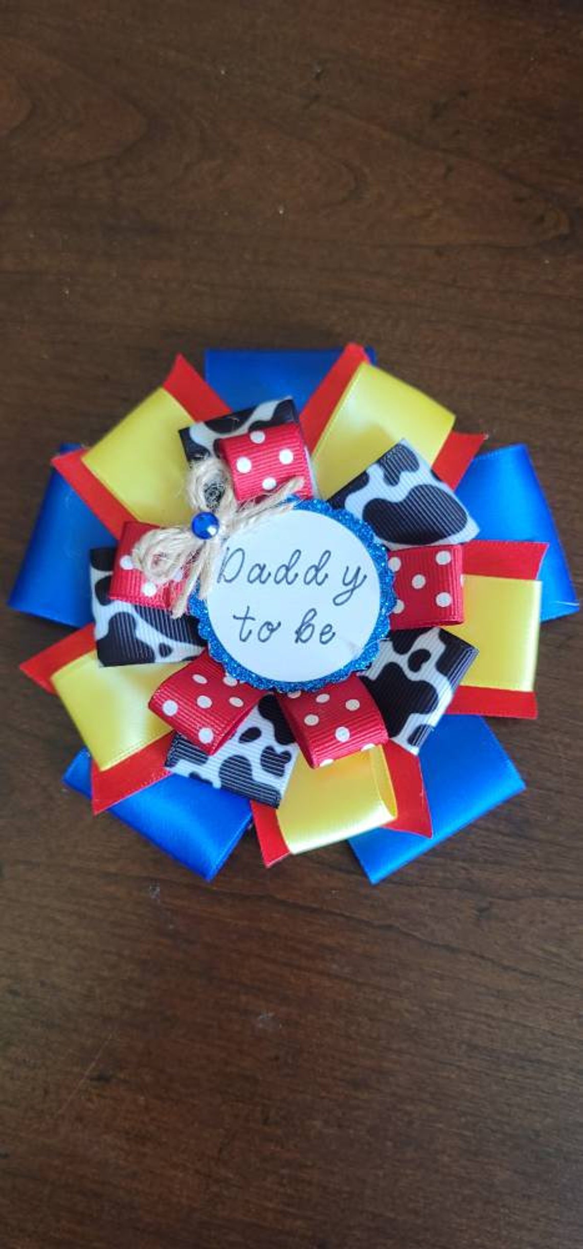 Farm Baby Shower Mum/cow Baby Shower Corsage/gender Reveal Etsy