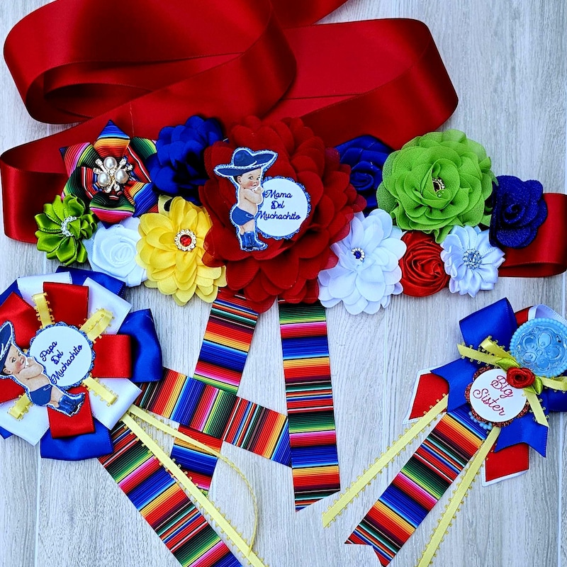 Baby Shower Sash Set main image 1
