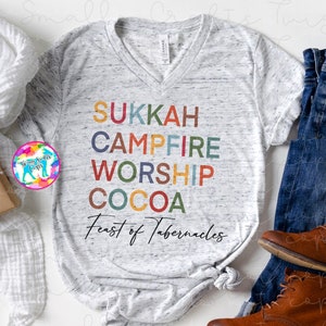 Sukkot PNG, Feast of Tabernacles Sublimation PNG, Sukkot, Campfires, Worship, Fall Feasts, Fall, Cute Sukkot Shirt Design, Word List