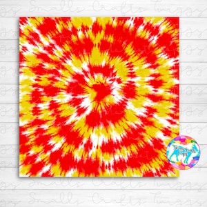 Red and Yellow, Tie Dye, Sublimation Design Download, PNG Files