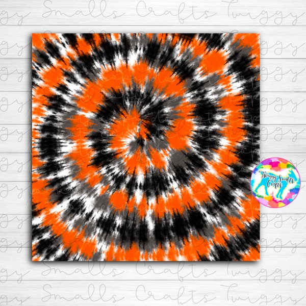 Sublimation Design Download, Halloween, Fall, Tie Dye, PNG files, Orange, Black, Boy Tie Dye, Sublimation Background Elements Commercial Use