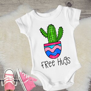 Cactus succulente mignon Svg, câlins gratuits, clipart cactus, DXF, PNG, SVG, fichiers pour, Silhouette, Cricut, fer sur le transfert de chemise, Svg bébé drôle