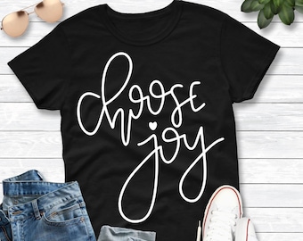 Choose Joy Svg, Motivation Svg, Hand Lettered Svg, Christian Svg, DXF, PNG, SVG, files for, Silhouette, Cricut, Cut Files, Iron on, Bullying