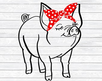 Download Pig svg | Etsy