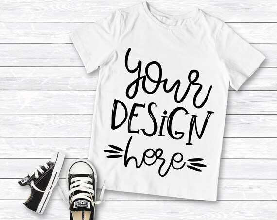 Blank White Tee Mockup Kids Mockup Boy Mockup Girl Blank White Tee Mockup Kids Mockup Boy Mockup Girl
