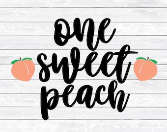 Free Free 60 One Sweet Peach Svg SVG PNG EPS DXF File