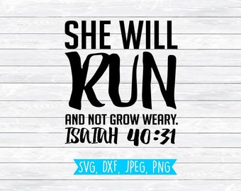 run and not be weary etsy