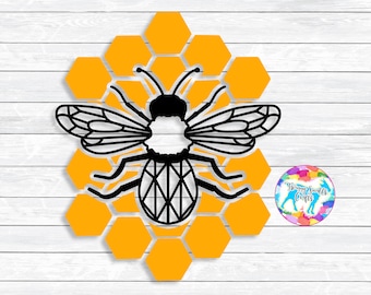 Download Mandala Bee Svg Etsy