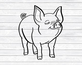 Download Pig svg | Etsy