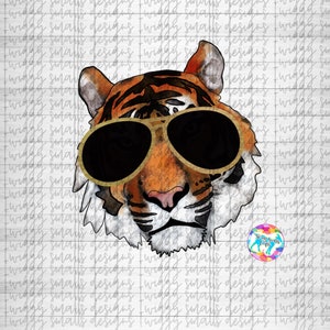 Tigers Sublimation Design Download, Digital Downloads, Sublimation Files, Purple, Louisiana Football, Watercolor Tiger PNG, Iron on Transfer