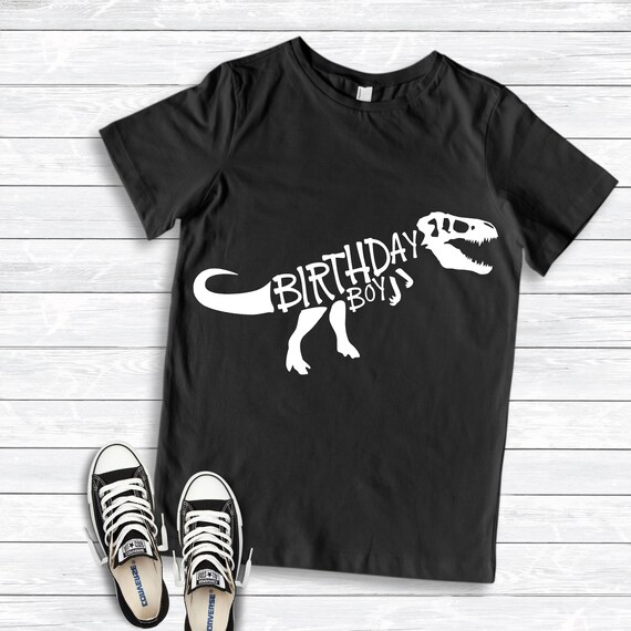 Download Dinosaur Svg T-Rex Svg Birthday Boy Jurrasic Theme Dino | Etsy