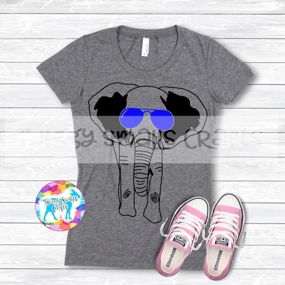 Free Free 235 Elephant With Glasses Svg SVG PNG EPS DXF File