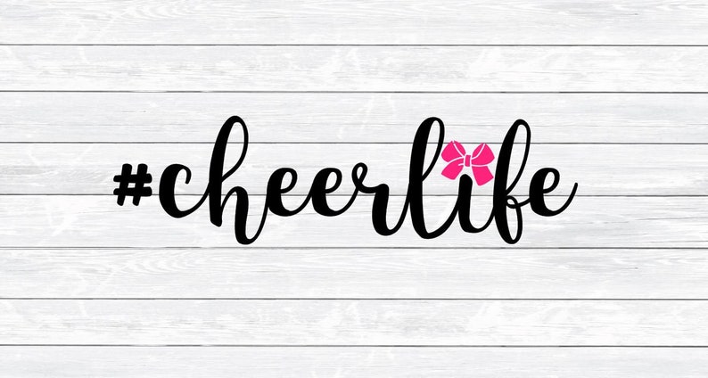 Download Cheer life Svg Hashtag svg Cheerleading Svg Cheer Hair | Etsy