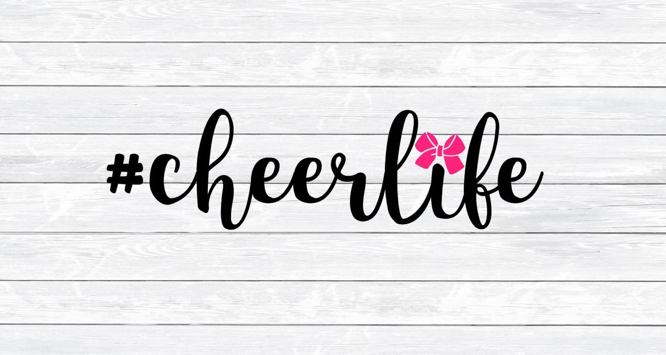 Download Cheer life Svg Hashtag svg Cheerleading Svg Cheer Hair | Etsy