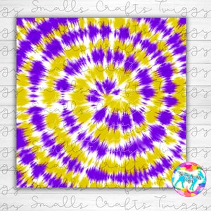 Download de design de sublimação Tie Dye, padrões digitais roxos e amarelos, Nova Orleans, elementos de fundo, PNG, futebol, clipart, super-herói