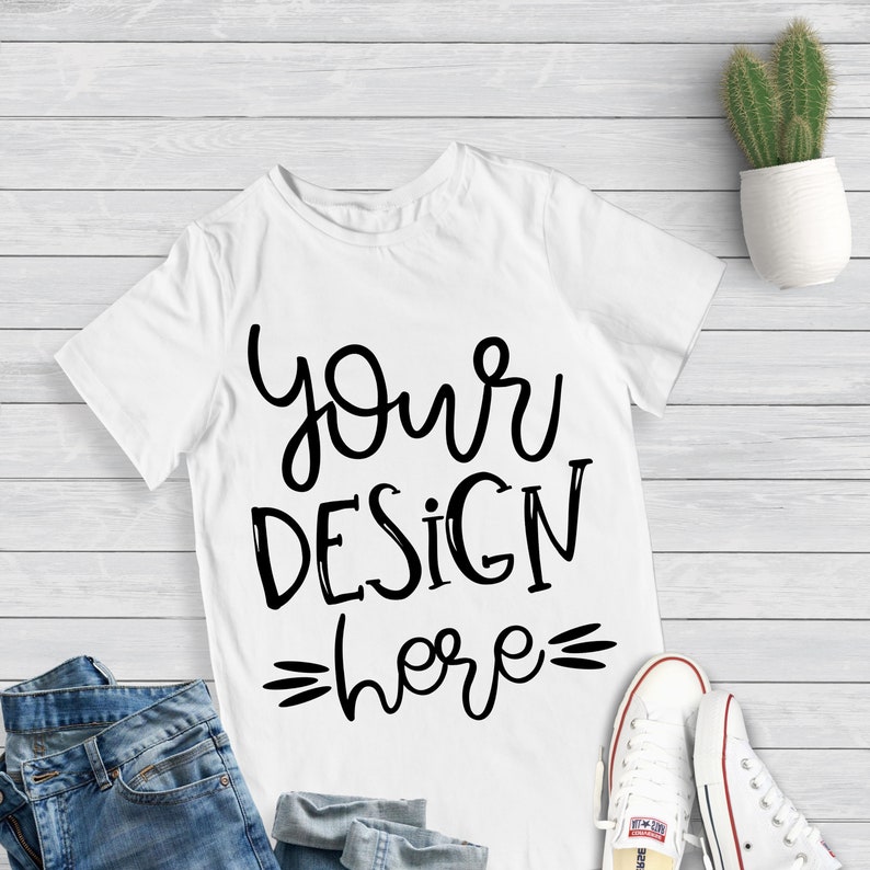Download Blank T-shirt Mockup Gildan Shirt Mockup Styled Flat Lay | Etsy