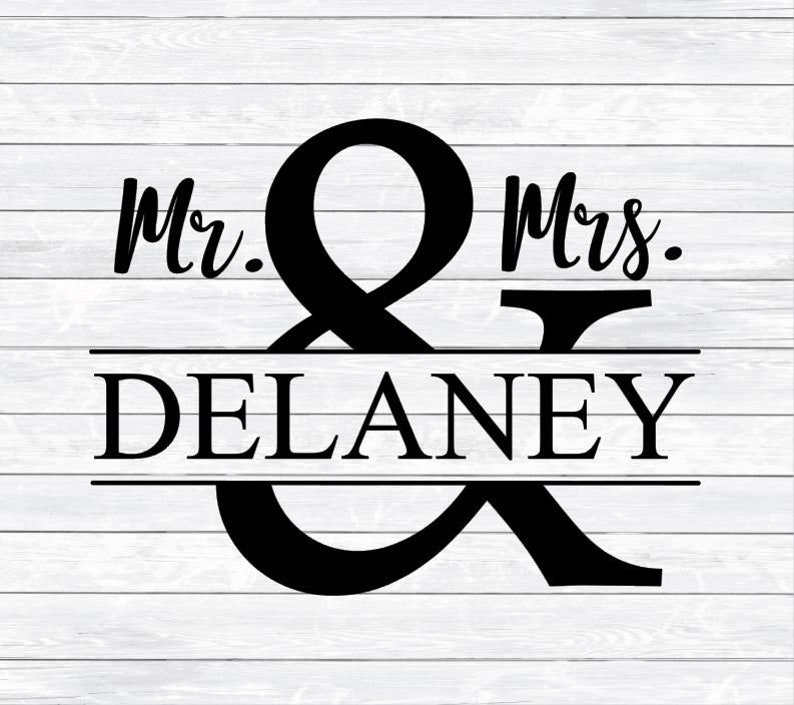 Download Wedding Svg Anniversary Svg Newly wed Svg Mr. and Mrs DXF ...