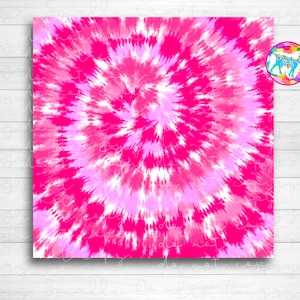 Tie Dye Sublimation PNG Design Download, Breast Cancer, Hot Pink, Digital Papers, Sublimation Background Elements, Fill Pattern, Valentines