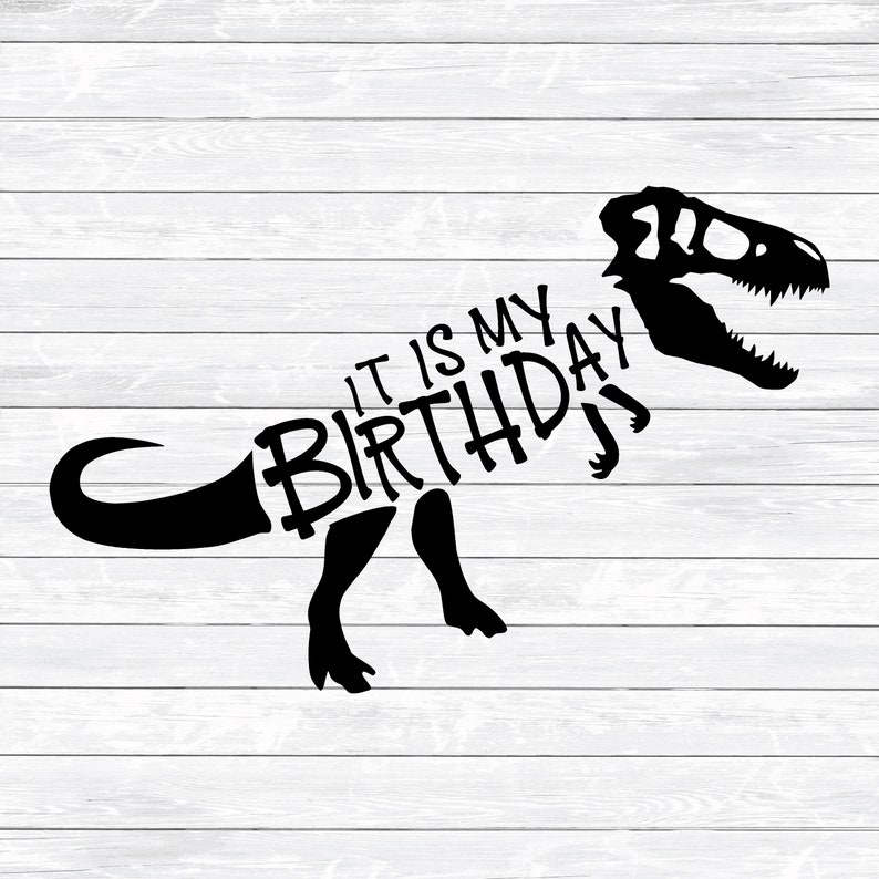 Download Dinosaur Birthday Svg Dino Svg Birthday Shirt DXF PNG | Etsy