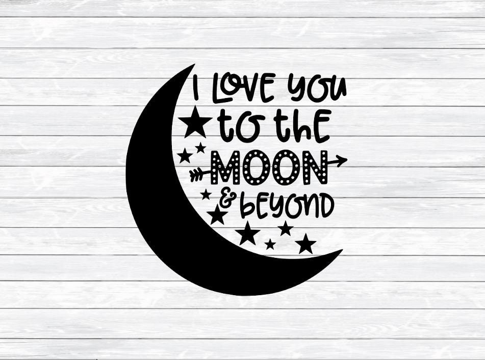 アートフレーム I LOVE YOU TO THE MOON AND BACK Love you to the Moon and Back