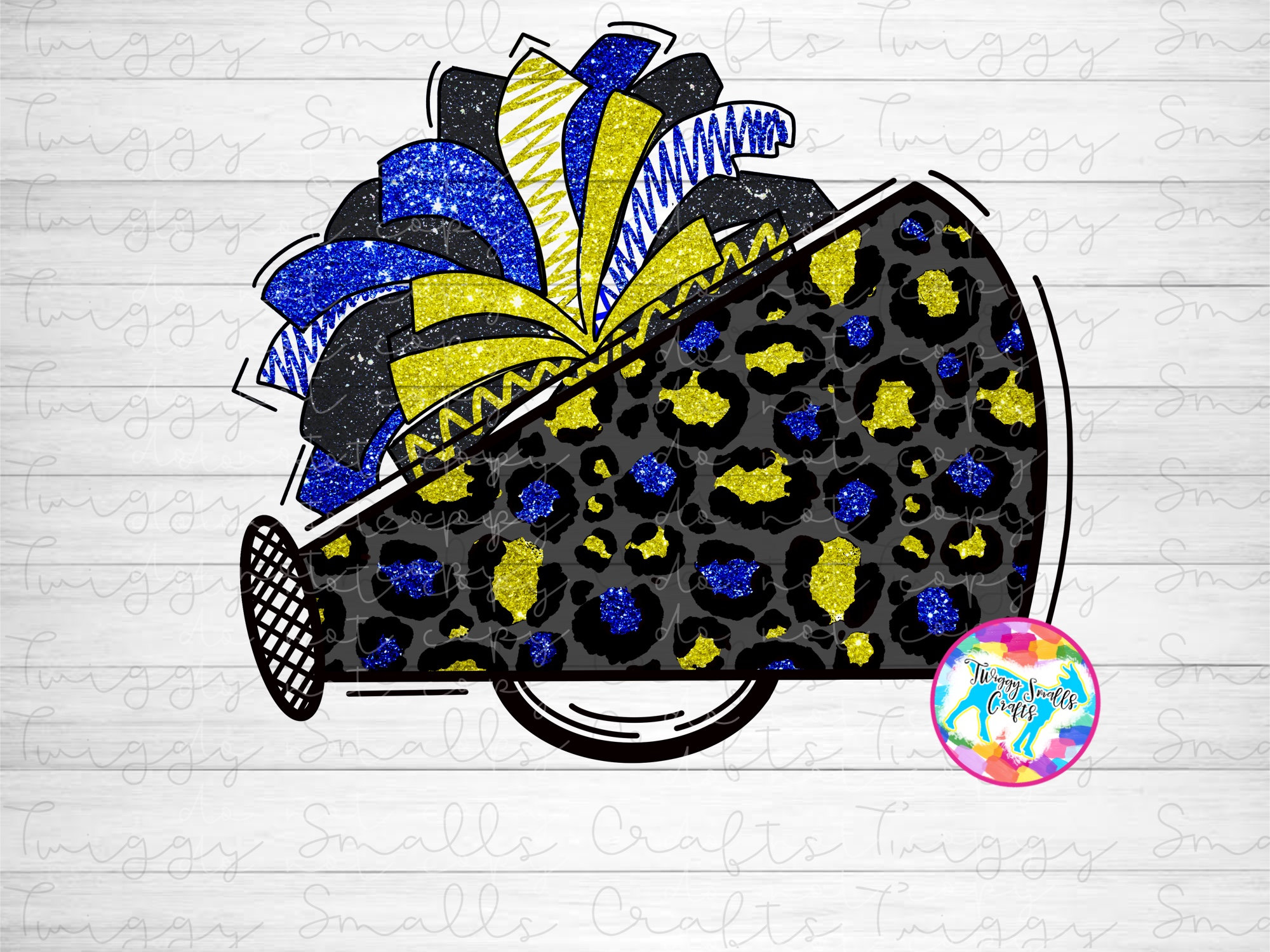 Yellow Cheer Pattern Cheer Sublimation Design Downloads Cheerleading Yellow Blue - Etsy