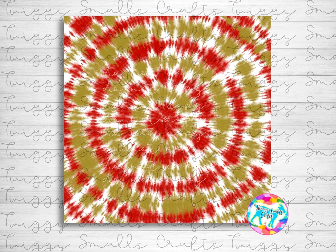 Red and Gold, Tie Dye, Digital Papers, Sublimation Elements, PNG ...