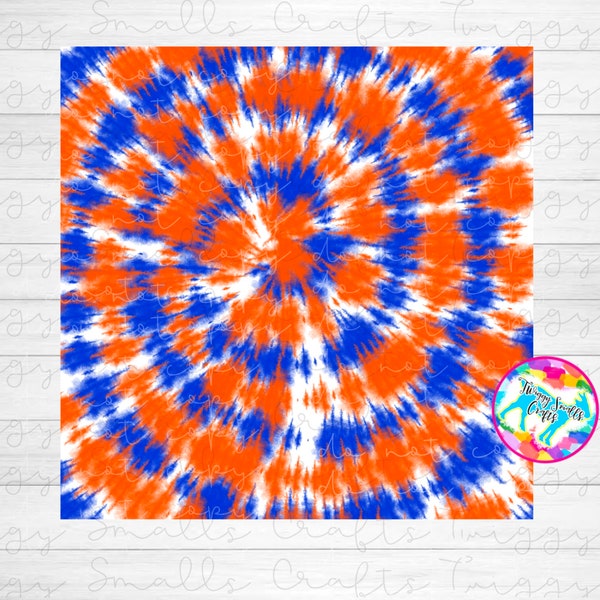 Tie Dye Sublimation Design Download, Orange and Blue, Digital patterns, Boy tie dye, Sublimation Background Elements, PNG, Football, Clipart