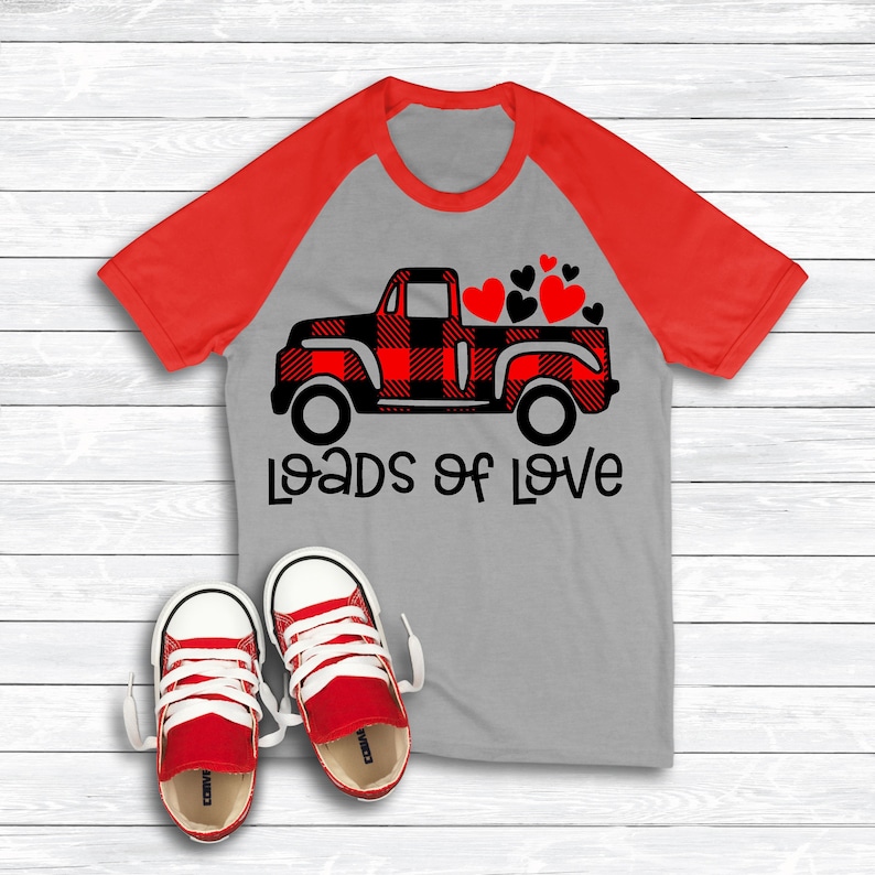 Download Loads of Love Truck Svg Valentine's Day Boy Valentine | Etsy