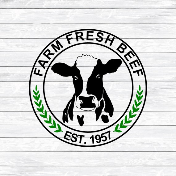 Download Cow Svg Farm Fresh Svg Kitchen Svg Tea Towel Design DXF | Etsy