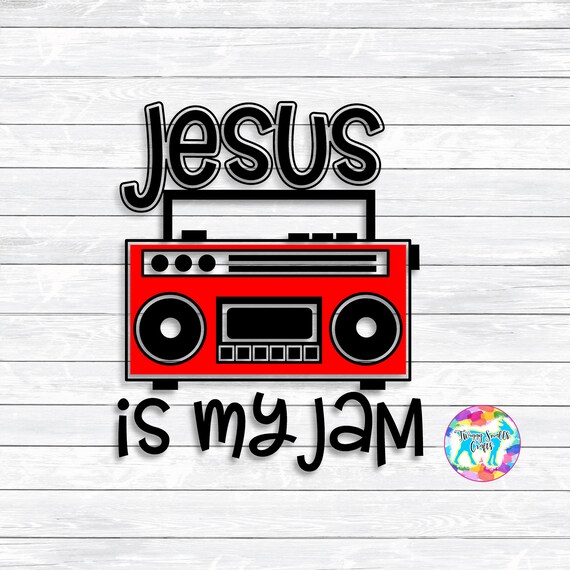 Jesus is My Jam Christian Svg Faith Funny SVG DXF PNG - Etsy